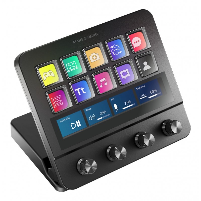 Mars Gaming MS-DPRO Negro 10 botones MSDPRO