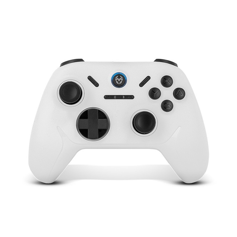Krom Kadoer Blanco Bluetooth USB Palanca de mando Digital Android, Nintendo Switch, Nintendo Switch  NXKROMKADOERWH