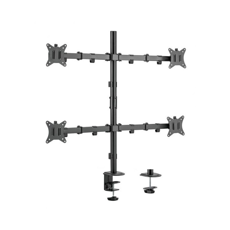 Equip Soporte de escritorio articulado para monitor cuádruple de 17"-32 65015907101