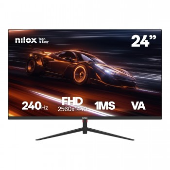 Nilox MONITOR 24 GAMING FHD 240HZ - 24" Full HD - LCD - Negro - 240Hz NXM24FHD2401