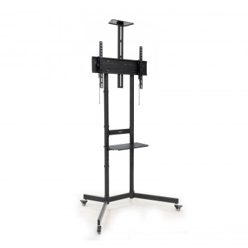 TooQ “NEFERTITI” Soporte de suelo con Ruedas para pantallas de 37”-70”, Negro FS1151M-B