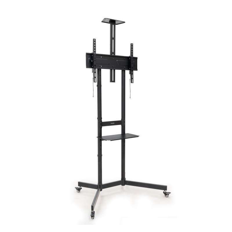 TooQ “NEFERTITI” Soporte de suelo con Ruedas para pantallas de 37”-70”, Negro FS1151M-B