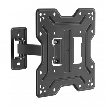 AISENS Soporte Eco Giratorio, Inclinable Para Monitor TV 30kg (2 Pivotes) De 23"-43", Negro WT43TSE-411