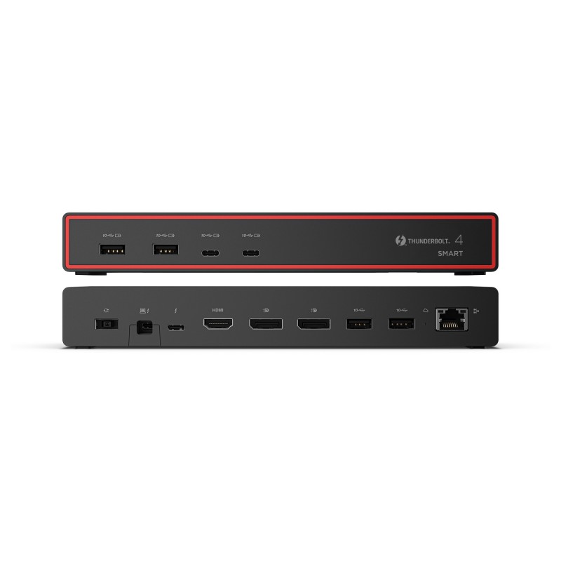 Lenovo ThinkPad Thunderbolt 4 Smart Dock Gen2 7500 Alámbrico Negro 40BE0135EU