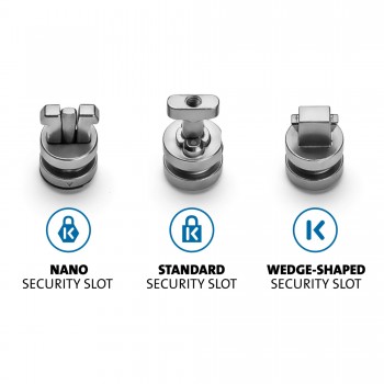 Kensington Kit de anclajes de seguridad ClickSafe para ranuras universales K68001WW
