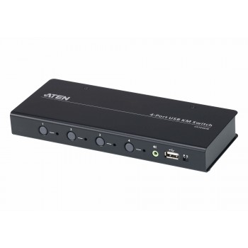 Aten CS724KM interruptor KVM Negro CS724KM-AT