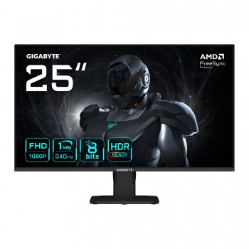 GIGABYTE GS25F2A Monitor Gaming 25" FHD - 1920 x 1080 - 24.5" Full HD - LED - Negro - 240Hz 20VM0-GS25F2ABM-1EKS