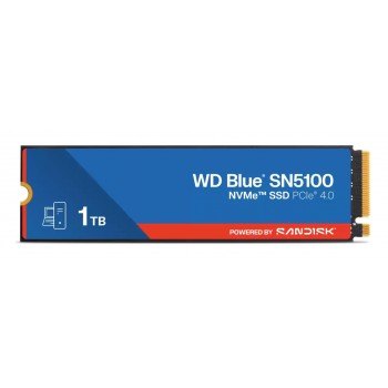 WD Blue SN5100 1 TB M.2 PCI Express 4.0 NVMe QLC 3D NAND WDS100T5B0E-00CPE0
