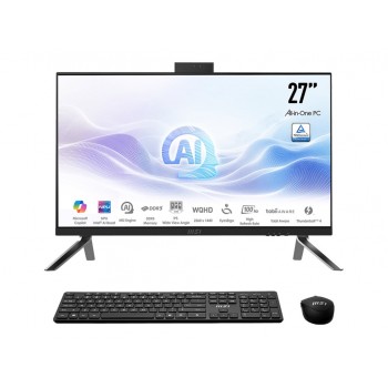 MSI AIO MODERN AM273Q AI 1UM-055ES. 27” IPS 2560x1440 (WQHD) 100HZ. INTEL ULTRA 7 155H. INTEL IRIS X 9S6-AF0111-055
