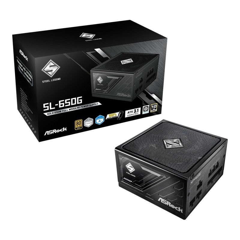 Asrock SL-650G Steel Legend 80 PLUS Gold 650W 90-UXS065-GFEAAA