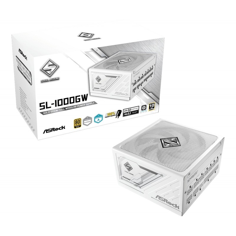 Asrock SL-1000GW Steel Legend 80 PLUS Gold 1000W 90-UXS100-GFEABA
