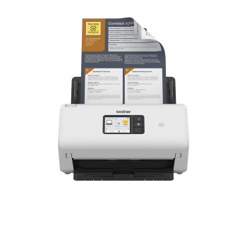 Brother ADS-4550W Escáner con alimentador automático de documentos (ADF) 600 x 600 DPI Negro, Blanco ADS4550W