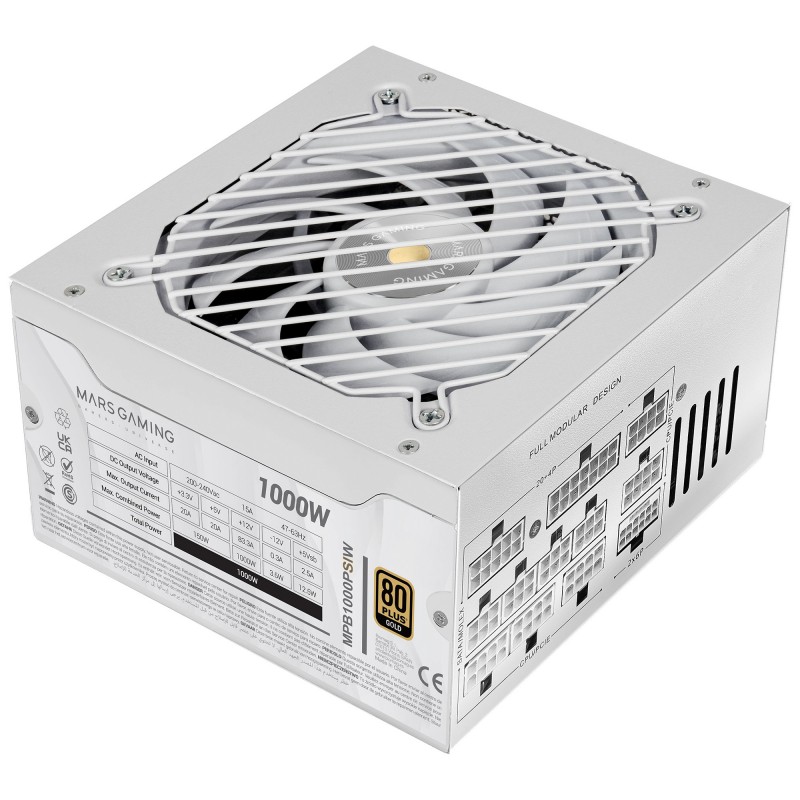 Mars Gaming MPB1000PSIW 80 PLUS Gold 1000W