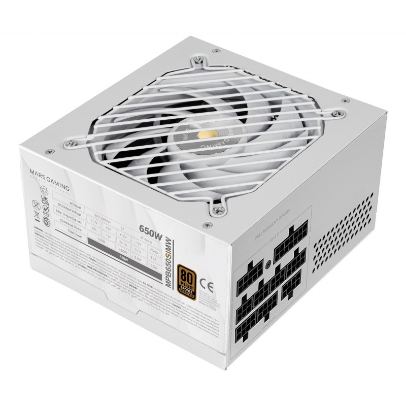 Mars Gaming MPB650SIMW 80 PLUS Bronze 650W