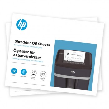 HP 9133 accesorio para destructoras de papel Hojas lubricantes 12 pieza(s)