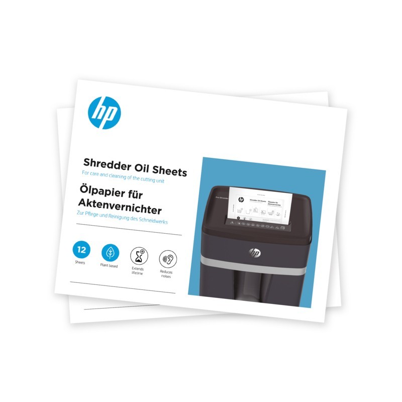 HP 9133 accesorio para destructoras de papel Hojas lubricantes 12 pieza(s)