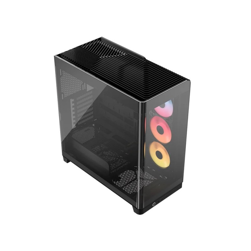 Corsair 4500X LX-R RGB Tempered Glass Mid-Tower, Black Midi Tower Negro CC-9011316-WW