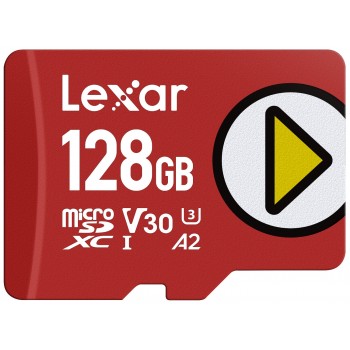 Lexar 0000000933080 128GB MicroSDXC Class 3 (U3) - Clase 10 LMSPLAY128G-BNSNG