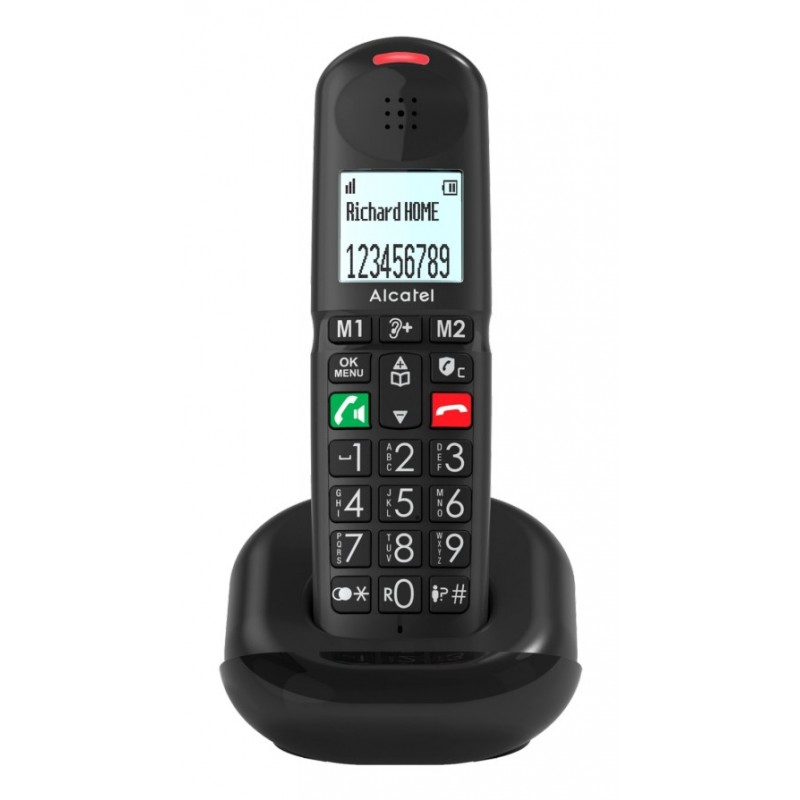 Alcatel XL685 Duo EWE Teléfono analógico Identificador de llamadas Negro ATL1428452