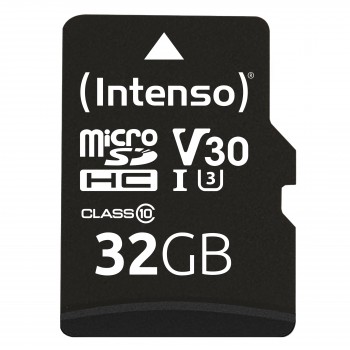 Intenso 3433480 32GB MicroSDHC Class 3 (U3) - Clase 10