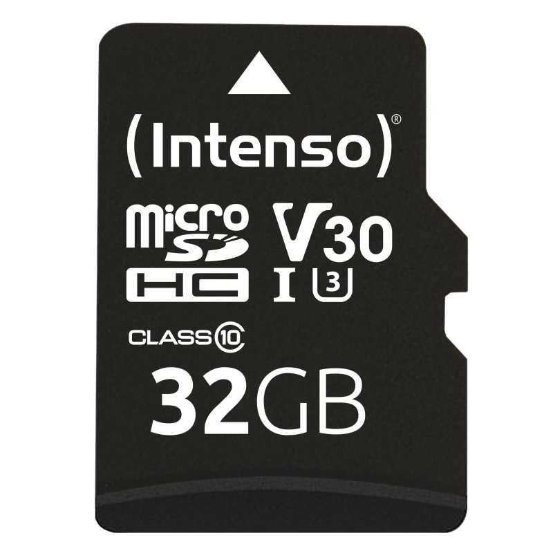 Intenso 3433480 32GB MicroSDHC Class 3 (U3) - Clase 10