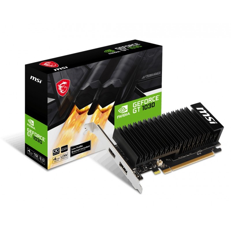 MSI GeForce GT 1030 4GHD4 LP OC NVIDIA 4 GB GDDR4 912-V812-037