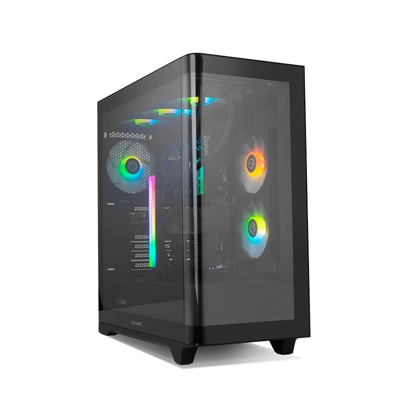 NOX Hummer ETHER Midi Tower Negro NXHUMMERETHERBK