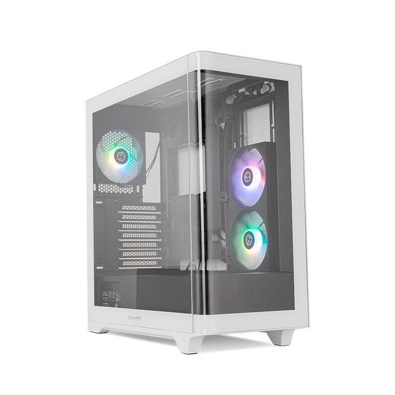 NOX Hummer ETHER Midi Tower Negro, Blanco NXHUMMERETHERBW