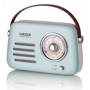 Haeger RB-BLU.002A radio Portátil Turquesa