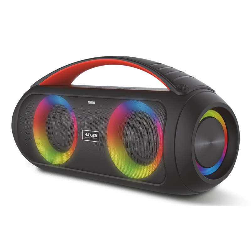 Haeger Cool Boom Altavoz portátil estéreo Negro 40 W SP-40W.002A