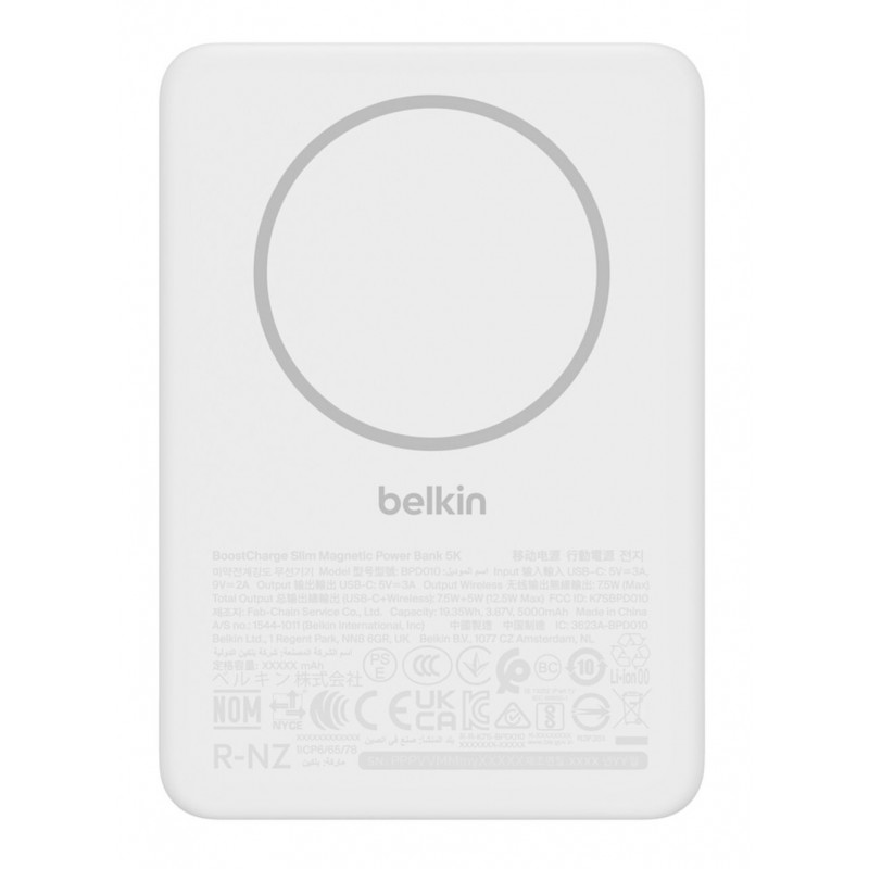 Belkin BPD010hqWH Blanco - 5000 mAh