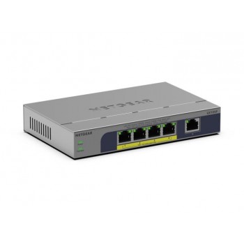 NETGEAR GS105P No administrado Gigabit Ethernet (10 100 1000) Energía sobre Ethernet (PoE) Montaje e GS105P-300EUS