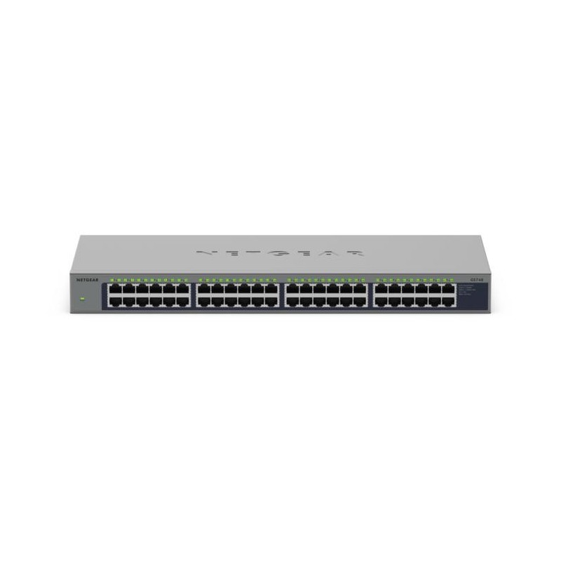 NETGEAR GS748 No administrado Gigabit Ethernet (10 100 1000) Gris GS748-100EUS