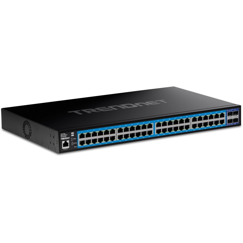 Trendnet TEG-3524S switch Gestionado Gigabit Ethernet (10 100 1000) Negro