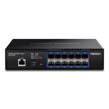 Trendnet TL2-F7120 switch Gestionado 1U Negro