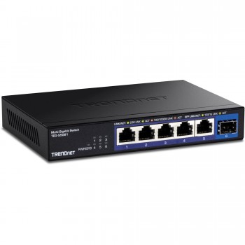 Trendnet TEG-S5061 switch No administrado 2.5G Ethernet (100 1000 2500) Negro