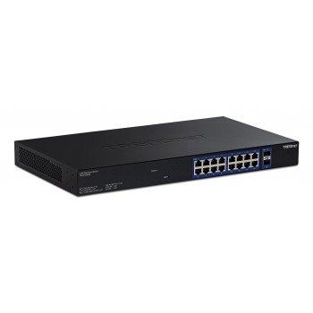 Trendnet 18-PORT MULTI-GIG WEB SMART - Switch Gestionado 2.5G Ethernet (100 1000 2500) 1U Negro TEG-3182WS
