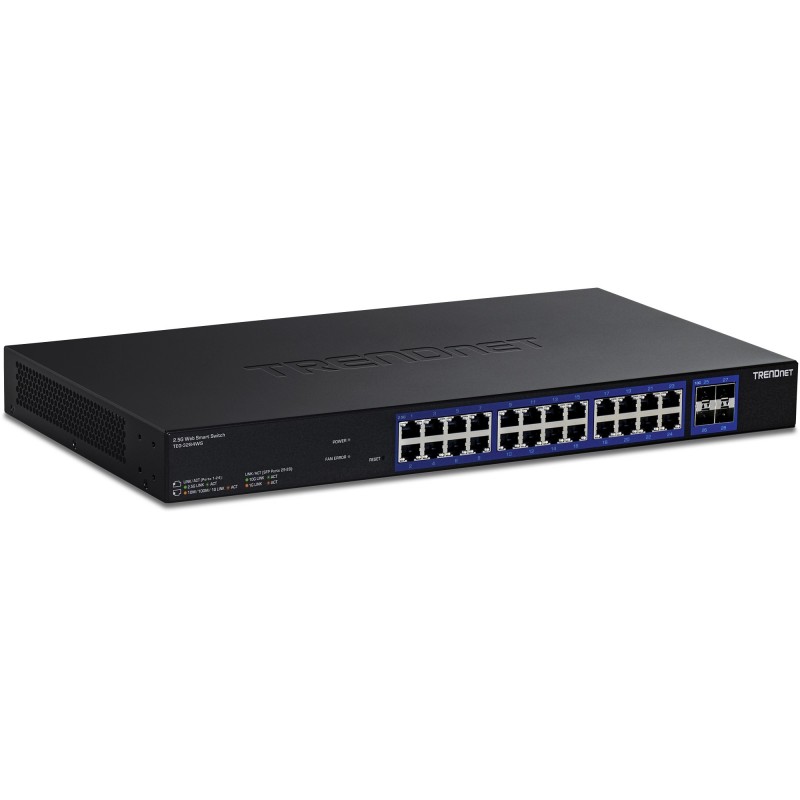Trendnet TEG-3284WS switch Gestionado 2.5G Ethernet (100 1000 2500) Negro