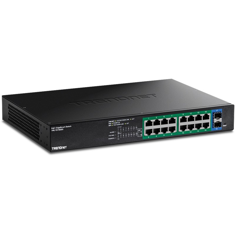 Trendnet TPE-TG182ES switch Gestionado Gigabit Ethernet (10 100 1000) Energía sobre Ethernet (PoE) N