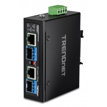 Trendnet TI-BF22SFP convertidor de medio 1000 Mbit s Negro
