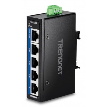 Trendnet TI-GLC50 switch No administrado Gigabit Ethernet (10 100 1000) Negro