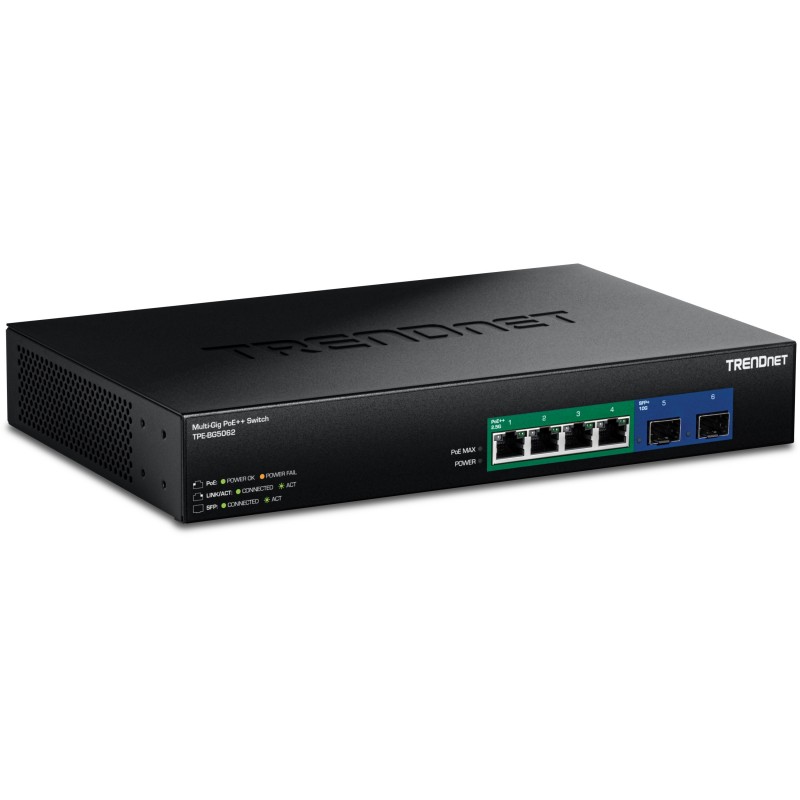 Trendnet TPE-BG5062 switch No administrado 2.5G Ethernet (100 1000 2500) Energía sobre Ethernet (PoE