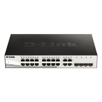 D-Link DGS-1210-20 Gestionado L2 Gigabit Ethernet (10 100 1000) 1U Negro DGS-1210-20 E