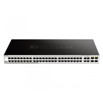 D-Link DGS-1210-52 Gestionado L2 Gigabit Ethernet (10 100 1000) 1U Negro DGS-1210-52 E