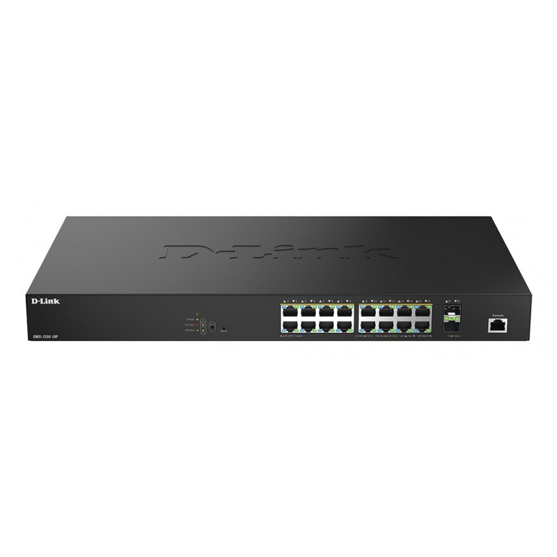 D-Link DMS-1250-18P E switch Gestionado L2 2.5G Ethernet (100 1000 2500) Energía sobre Ethernet (PoE