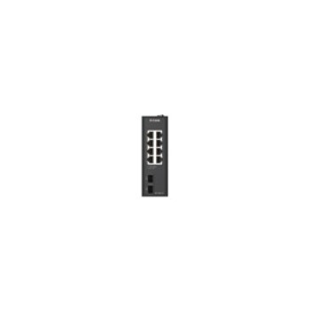 D-Link DIS-100G-10 switch No administrado L2 Gigabit Ethernet (10 100 1000) DIN rail Negro UNMANAGED SWITCH WITH 2 X SFP PORTS