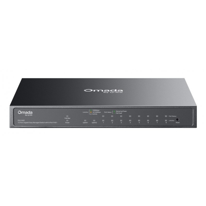 TP-Link Omada ES210GP switch Gestionado L2 Gigabit Ethernet (10 100 1000) Energía sobre Ethernet (Po