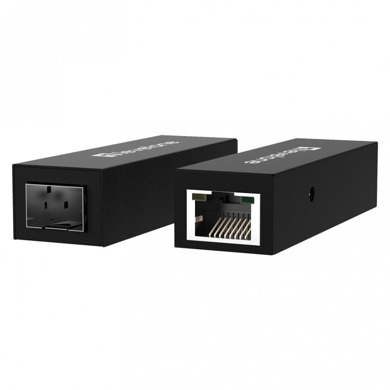 LevelOne GVT-1001 convertidor de medio 1000 Mbit s Amarillo