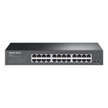 Mercusys MS124GS switch Gigabit Ethernet (10 100 1000) Negro