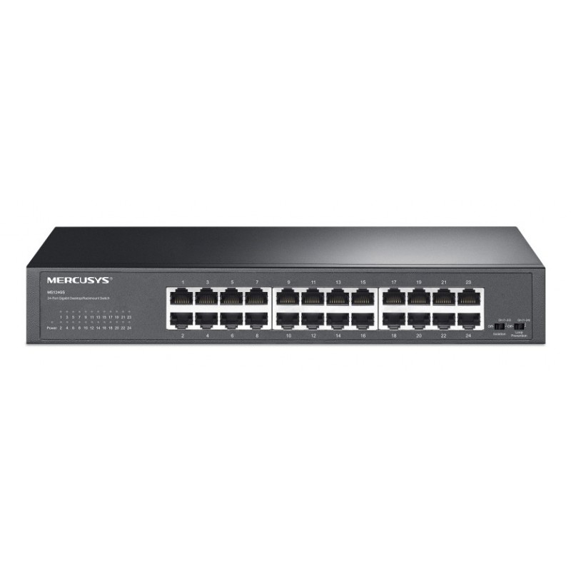 Mercusys MS124GS switch Gigabit Ethernet (10 100 1000) Negro